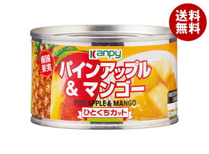 カンピー パインアップル&マンゴー 227g缶×24個入×(2ケース)| 送料無料 缶詰 フルーツ 果実 くだもの パイン マンゴー