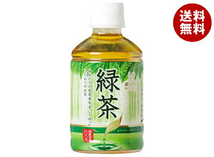 富永貿易 神戸居留地 緑茶 280mlペットボトル×24本入| 送料無料 茶飲料 緑茶 お茶 ペットボトル