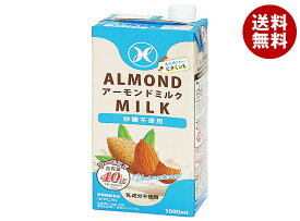 九州乳業 アーモンドミルク 砂糖不使用 1000ml紙パック×6本入×(2ケース)｜ 送料無料 アーモンド飲料 栄養機能食品 ビタミンE 乳成分不使用