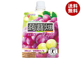 [ポイント5倍！5/9(土)20時〜全品対象エントリー&購入]マンナンライフ クラッシュタイプの蒟蒻畑ライト ぶどう味【特定保健用食品 特保】 150gパウチ×30本入×(2ケース)｜ 送料無料 ゼリー飲料 こんにゃくゼリー ぶどう ブドウ
