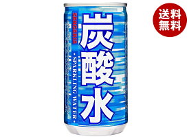 [ポイント5倍！5/9(土)20時〜全品対象エントリー&購入]サンガリア 炭酸水 185ml缶×30本入×(2ケース)｜ 送料無料 炭酸 割り材 ソーダ スパークリング