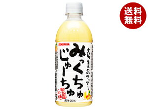 サンガリア みっくちゅじゅーちゅ 500mlペットボトル×24本入×(2ケース)| 送料無料 乳酸 フルーツ ミックスジュース