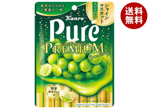 カンロ ピュレグミプレミアム シャインマスカットスパークリング 54g×6袋入×(2ケース)| 送料無料 お菓子 駄菓子 Pure ぐみ マスカット