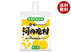 愛工房 飲むぷれみあむゼリー 河内晩柑 180gパウチ×30本入| 送料無料 果実飲料 みかん ゼリー飲料 河内晩柑