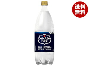 コカコーラ アイシー・スパーク from カナダドライ 1.5Lペットボトル×6本入×(2ケース)| 送料無料 強炭酸水 割り材 炭酸