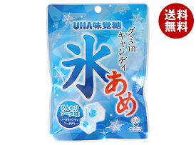 UHA味覚糖 氷あめ ソーダ 63g×6袋入｜ 送料無料 お菓子 飴 グミ入り ひんやり
