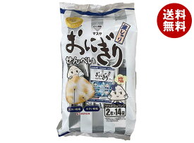 マスヤ おにぎりせんべい銀しゃり ファミリーパック (2枚×14袋)×14袋入 メーカー 問屋直送｜ 送料無料 お菓子 せんべい 袋 米菓 塩 しお
