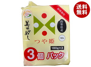ドリームズファーム 美味かめし つや姫(山形県産) (180g×3P)×8個入| 送料無料 レトルト食品 ご飯 国産