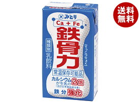 九州乳業 鉄骨力 125ml紙パック×36本入×(2ケース)｜ 送料無料 豆乳 乳性飲料 乳性 乳飲料 カルシウム 鉄