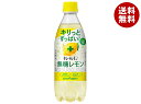 ポッカサッポロ キレートレモン 無糖スパークリング 490mlペットボトル×24本入×(2ケース)｜ 送料無料 炭酸水 レモン キレートレモン 無糖 炭酸