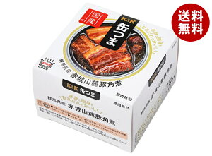 【送料無料・メーカー/問屋直送品・代引不可】国分 K&K 缶つま 群馬県産赤城山麓豚 角煮 携帯缶 150g×6個入×(2ケース)| おつまみ 缶詰