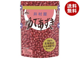 井村屋 北海道パウチ ゆであずき 200gパウチ×20(10×2)袋入｜ 送料無料 ゆで小豆 小豆 スイーツ つぶあん お菓子 北海道産