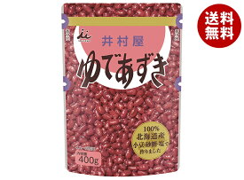 井村屋 北海道パウチ ゆであずき 400gパウチ×10袋入｜ 送料無料 あずき 小豆 ゆであずき 北海道