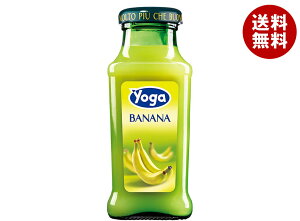 モンテ物産 ヨーガスッコ・ディ・バナナ 200ml瓶×24本入×(2ケース)| 送料無料 果実飲料 瓶 果汁 バナナ