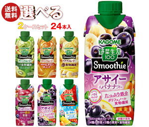 JS ؐ100 Smoothie(X[W[) Iׂ2P[XZbg 330mlpbN×24(12×2){bǂ ؃W[X O[X[W[ oii r^~ IW LEC  ܂Ƃߔ P[