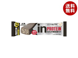森永製菓 inバー プロテイン ベイクドビター 12本入｜ 送料無料 チョコ チョコレート 高タンパク 栄養 チョコバー