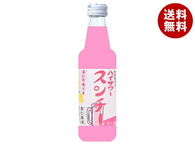 博水社 ホームハイサワー スンチー杏仁檸檬 360ml瓶×24本入｜ 送料無料 炭酸飲料 割り材 瓶 果汁 レモン れもん