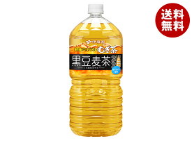 伊藤園 健康ミネラルむぎ茶 黒豆麦茶 2Lペットボトル×6本入×(2ケース)｜ 送料無料 麦茶 カフェインレス ノンカフェイン お茶