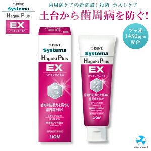 fgVXe} nOLvX EX  y[Xg svX LION Systema Haguki Plus EX 90g tbf 1450ppm 򕔊Oi