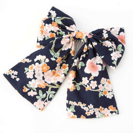 【最大30％OFFクーポン配布中】髪飾り リボン 大正リボン 和柄の大正リボンコーム 大 和装 浴衣 成人式 七五三 卒業式 入学式 花 ヘアアクセサリー 子ども キッズ 時短 簡単 手軽