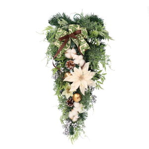 y30offN[|ΏۏizNX}X [X XbO NX}X[X wreath swag |CZ`A i Red Poinsettia christmas Xmas X   j[N Mtg v[g