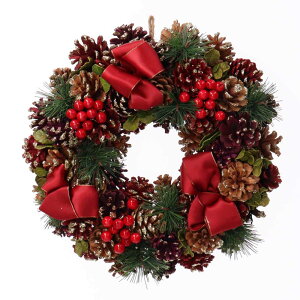 NX}X [X XbO NX}X[X wreath swag MTCY ܂ڂ胊{   christmas Xmas X   j[N Mtg v[g