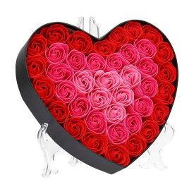 【マラソン2倍・各種クーポン】花 バスフレグランス 入浴剤 ハートボックス スモールサイズ ローズ フローラルソープの香り Bath Fragrance Sサイズ プレゼント ギフト 母の日 父の日