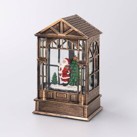 スノーイング クリスマス ハウス LED 音楽 USB対応 自動 サンタ サンタクロース スノーマン 雪だるま インテリア 雑貨 おしゃれ かわいい 置物 雑貨 店舗 玄関 ユニーク ギフト プレゼント