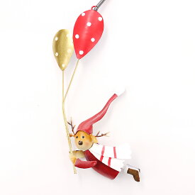 クリスマス 飾り インテリア オーナメント オブジェ 置物 フライングバルーン サンタクロース トナカイ 揺れる ユニーク christmas Xmas 店舗 装飾 玄関 ユニーク ギフト プレゼント