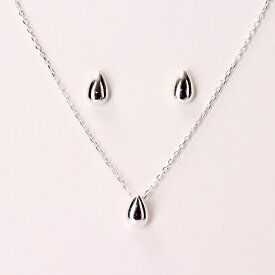 ネックレス ピアス セット シルバー925 シンプル トラベルジュエリー 華奢 高見え フォーマル オフィスカジュアル 女性 アクセサリー 自分用 プレゼント ギフト 母の日 誕生日