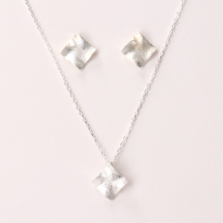楽天市場】ネックレス ピアス セット シルバー925 シンプル トラベル  
