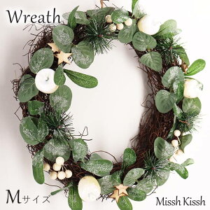 y30offN[|Ώۏiz t[ [X XbO NX}X[X O[ zCgAbv MTCY 32cm Round Leaves CeA  christmas Xmas X   j[N Mt