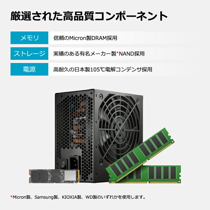 楽天市場】デスクトップPC Core i7-12700 メモリ16GB SSD500GB B760 