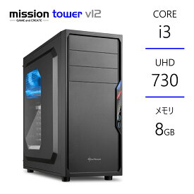 デスクトップPC Core i3-12100 メモリ8GB SSD1TB B760 グラボなし