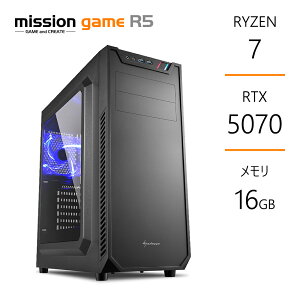 �Q�[�~���OPC Ryzen7 9700X RTX5070 ������16GB SSD1TB B650 �T�C�h�t���[��� �f�X�N�g�b�v