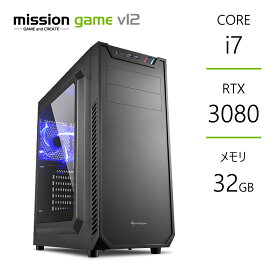 ゲーミングPC RTX3080 Core i7-12700F メモリ32GB SSD1TB B760 デスクトップ