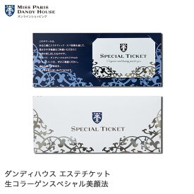エステチケット ダンディハウス公式 【 ダンディハウスエステチケット 生コラーゲンスペシャル美顔法 】 ギフト 体験ギフト エステ券