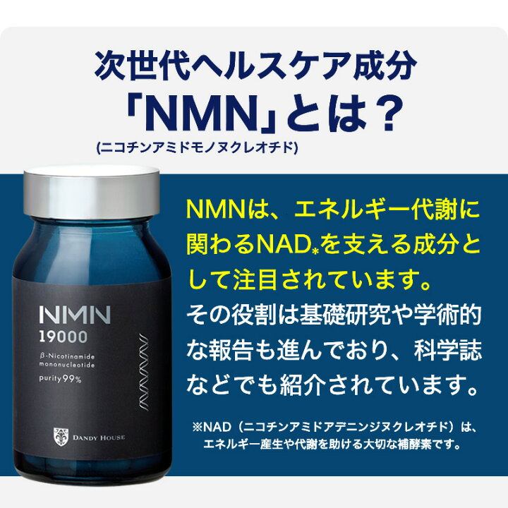 楽天市場】NMN サプリ ダンディハウス 公式 ダンディハウスNMN19000 