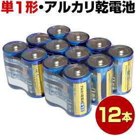 防災 防災対策 単一電池 12本 アルカリ 単一 単1 電池 乾電池 2本入り 6パック あわせ買い まとめ買い おすすめ 備蓄 防災 防災グッズ 長持ち 送料無料