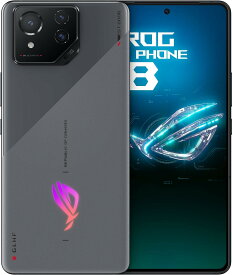 Asus ROG Phone 8 AI2401 Dual Sim 16GB RAM 256GB 5G グレー 中国版 グローバルROM SIMフリー ゲーミング スマホ 新品 本体 1年保証