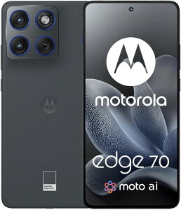 Motorola Edge 70 XT2601-2 Single Sim + eSim 12GB RAM 256GB 5G �O���[ �V�i SIM�t���[ �X�}�z �{�� �����s�Ǖۏ�