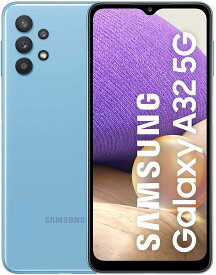 Samsung Galaxy A32 A326B Dual Sim 6GB RAM 128GB 5G 青 新品 SIMフリースマホ 本体 1年保証