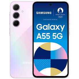 Samsung Galaxy A55 A556E Dual Sim 8GB RAM 128GB 5G ライラック 新品 SIMフリー スマホ 本体 1年保証