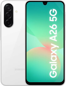 Samsung Galaxy A26 A266B Dual Sim 6GB RAM 128GB 5G 白 新品 SIMフリースマホ 本体 初期不良保証