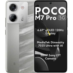 Xiaomi Poco M7 Pro Dual Sim 8GB RAM 256GB 5G Vo[ Vi SIMt[ X}z { sǕۏ