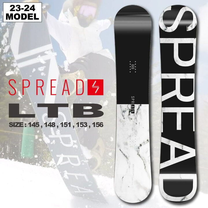 楽天市場】【入荷済み】23-24 SPREAD (スプレッド) LTB [可変CAMBER  