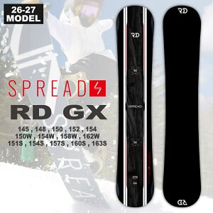 �y�����\��J�n�z26-27 �X�v���b�h SPREAD �A�[���f�B�W�[�G�b�N�X RD GX �L�����o�[ [CAMBER] ���� �T�� �v���f���[�X / �`���[���i�b�v�A�\�[���J�o�[�t�� (�X�m�[�{�[�h �����g�� �O���g�� ��) �y