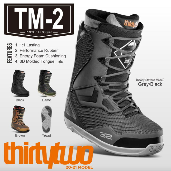 楽天市場】20-21 THIRTYTWO 32 (サーティトゥー) TM-2 (ティーエムツー  