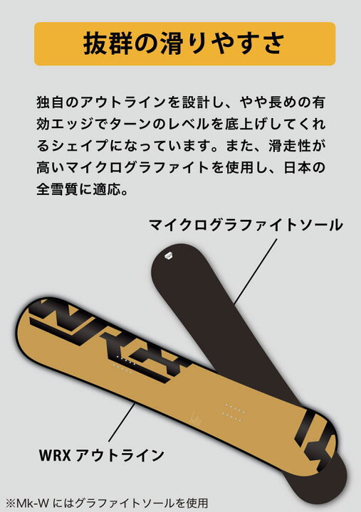 楽天市場】23-24 WRX SB Mk-W ダブルアールエックス スノーボード 