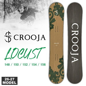 �y�����\����T����z26-27 �N���[�W�� CROOJA ���[�J�X�g LOCUST �L�����o�[ [CAMBER] 148cm/150cm/152cm/154cm/156cm ����q�M�A�]�[�����v���f���[�X / �`���[���i�b�v�t�� (�X�m�[�{�[�h �O���g��)